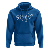 Mahjong Lovers Hoodie Funny Mah Jongg Heart Game Night Graphic