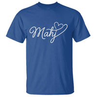 Mahjong Lovers T Shirt Funny Mah Jongg Heart Game Night Graphic