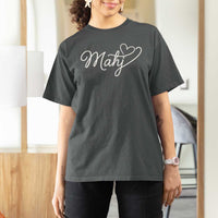 Mahjong Lovers T Shirt For Women Funny Mah Jongg Heart Game Night Graphic