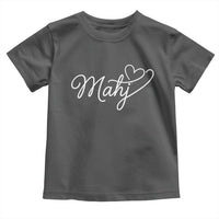 Mahjong Lovers Toddler T Shirt Funny Mah Jongg Heart Game Night Graphic