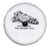 Funny Raccoon Mahjong Lovers Spare Tire Cover Discarded The Wrong Tile