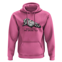 Funny Raccoon Mahjong Lovers Hoodie Discarded The Wrong Tile
