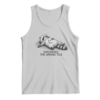 Funny Raccoon Mahjong Lovers Tank Top Discarded The Wrong Tile