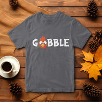 Funny Thanksgiving Turkey T Shirt Gobble Family Fall Autumn Season - Wonder Print Shop