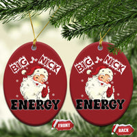 Santa Christmas Ornament Big Nick Energy Vintage Holiday - Wonder Print Shop