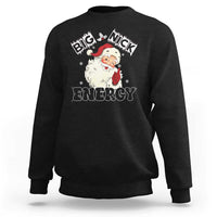 Christmas Santa Sweatshirt Big Nick Energy Vintage Holiday - Wonder Print Shop