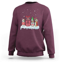 Nurse Christmas Sweatshirt Funny Nursing Nurse RN LPN NP Doctor Nicu - Wonder Print Shop