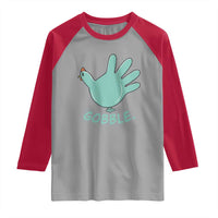 Thanksgiving Nurse Turkey Raglan Shirt Turkey Glove Cute Thanksgiving Thankful Nurse Medical Assistant