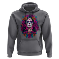 Dia De Los Muertos Catrina Day Of The Dead Sugar Skull Hoodie