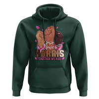 Breast Cancer Awareness Month In October We Wear Pink 2024 Hoodie Harris Together We Rise