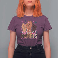 Breast Cancer Awareness Month In October We Wear Pink 2024 T Shirt For Women Harris Together We Rise - Wonder Print Shop