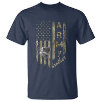 Personalized Vintage U.S. Army Brother T Shirt Custom Name Tag Proud Military Family Member Soldier Graduation - Wonder Print Shop