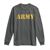 Army Long Sleeve Shirt Military Training PT Exercise Workout Gear Veterans Service