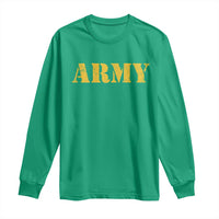 Army Long Sleeve Shirt Military Training PT Exercise Workout Gear Veterans Service
