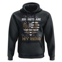 Personalized Army Mom Hoodie Custom Name Proud Military Family US Flag