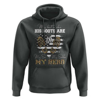 Personalized Army Mom Hoodie Custom Name Proud Military Family US Flag