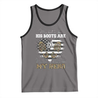 Personalized Army Mom Tank Top Custom Name Proud Military Family US Flag
