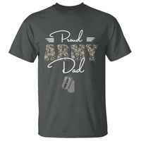 Personalized Army Family T Shirt Custom Name Tag Proud Army Dad Military Camo - Wonder Print Shop