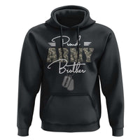 Personalized Army Family Hoodie Custom Name Tag Proud Army Brother Military Camo