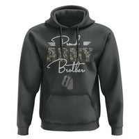 Personalized Army Family Hoodie Custom Name Tag Proud Army Brother Military Camo