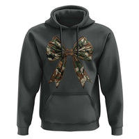 Camo Coquette Bow Hoodie Camouflage Old Hunting Women Girl
