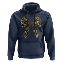 Camo Coquette Bow Hoodie Camouflage Old Hunting Women Girl