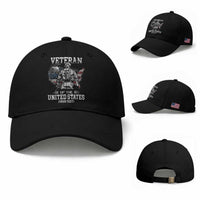 Personalized Veteran Flag Baseball Cap Custom Name U.S. Army