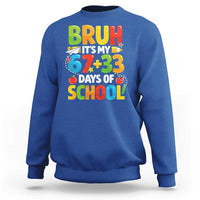 Bruh Its My 67 33 Days Of School Sweatshirt Funny Six Seven Meme Boys Kids 100th Day