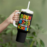 Bruh Its My 67 33 Days Of School Tumbler With Handle Funny Six Seven Meme Boys Kids 100th Day