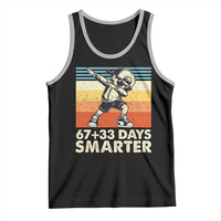 100 Days Smarter Tank Top Funny 67 33 Six Seven Math Teacher Kids 100th Day