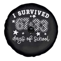 I Survived 67 33 100 Days of School Spare Tire Cover Funny 100th Day of School One Hundred Days
