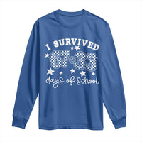 I Survived 67 33 100 Days of School Long Sleeve Shirt Funny 100th Day of School One Hundred Days