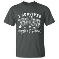 I Survived 67 33 100 Days of School T Shirt Funny 100th Day of School One Hundred Days