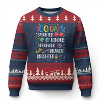 Happy 100 Days of School Ugly Christmas Sweater 100th Day Kids Boys Girls Teachers Pupils