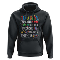 Happy 100 Days of School Hoodie 100th Day Kids Boys Girls Teachers Pupils