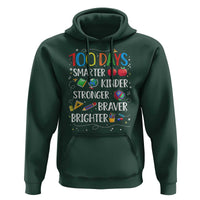 Happy 100 Days of School Hoodie 100th Day Kids Boys Girls Teachers Pupils