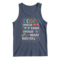 Happy 100 Days of School Tank Top 100th Day Kids Boys Girls Teachers Pupils