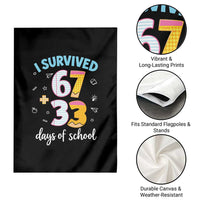 100 Days Of School 67 Funny Six Seven Meme Garden Flag