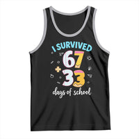 100 Days Of School 67 Funny Six Seven Meme Tank Top