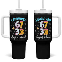 100 Days Of School 67 Funny Six Seven Meme Tumbler With Handle
