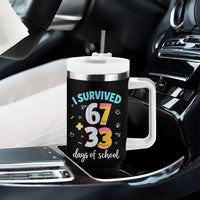 100 Days Of School 67 Funny Six Seven Meme Tumbler With Handle