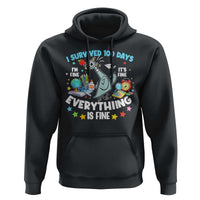 I Survived 100 Days Of School Hoodie Funny Pigeon 100th Day Teacher