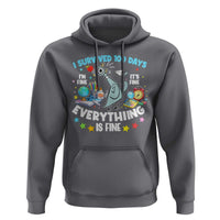 I Survived 100 Days Of School Hoodie Funny Pigeon 100th Day Teacher