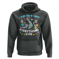 I Survived 100 Days Of School Hoodie Funny Pigeon 100th Day Teacher