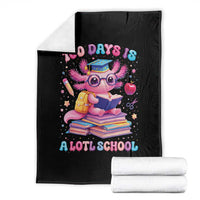 Axolotl 100 Days Of School Throw Blanket 100 Days Is Alotl School