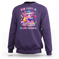 Axolotl 100 Days Of School Sweatshirt 100 Days Is Alotl School