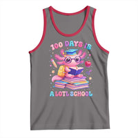 Axolotl 100 Days Of School Tank Top 100 Days Is Alotl School