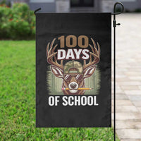 Deer 100 Days Of School Garden Flag Camo Bucked 100 Days Smarter