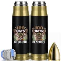 Deer 100 Days Of School Bullet Tumbler Camo Bucked 100 Days Smarter