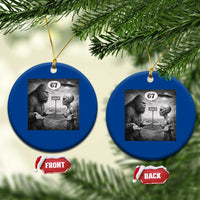 Funny 67 Meme Bigfoot Alien Ceramic Ornament Six Seven Sasquatch Area 51 UFO Conspiracy